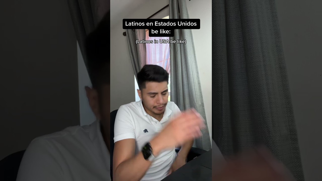 Latinos en EUA be like (Latinos in USA be like)