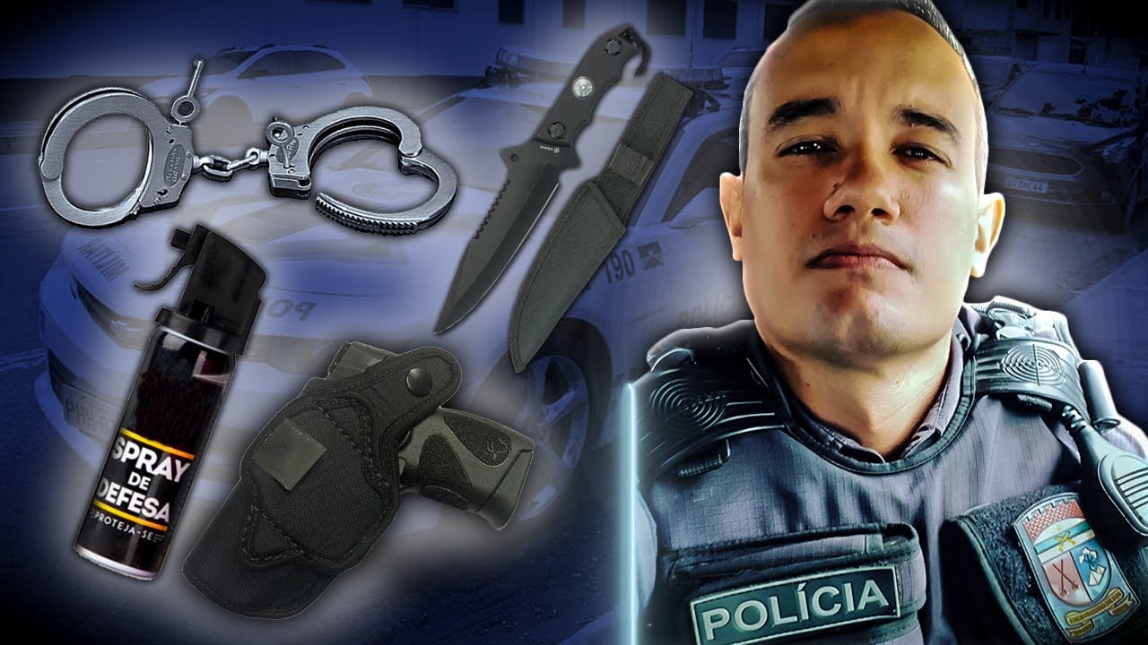 O KIT EDC QUE USO NA MINHA FOLGA! || Kit Sobrevivência Urbano Policial