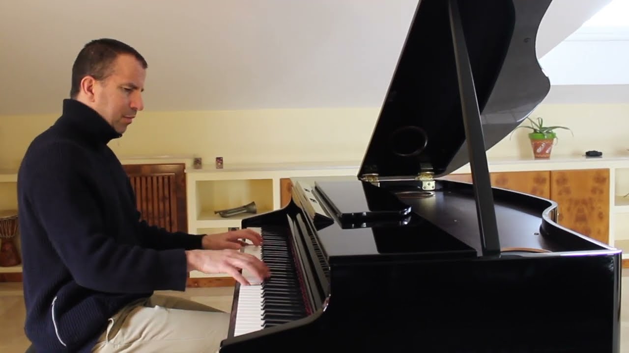 La Oreja de Van Gogh - Cuéntame al oído - Versión para piano con letra - Piano: Jesús Acebedo