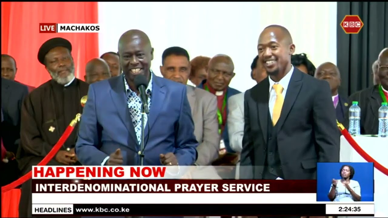 DP Rigathi Gachagua's Full Speech During Interdenominational Prayer Service in Machakos