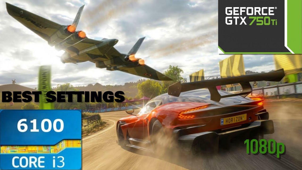 FORZA HORIZON 4 GTX 750 ti-16GB RAM-Intel i3-6100 3.70 Ghz ( BEST SETTINGS ) GAMEPLAY