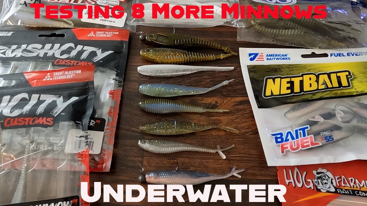 Testing 8 Minnow Baits Underwater