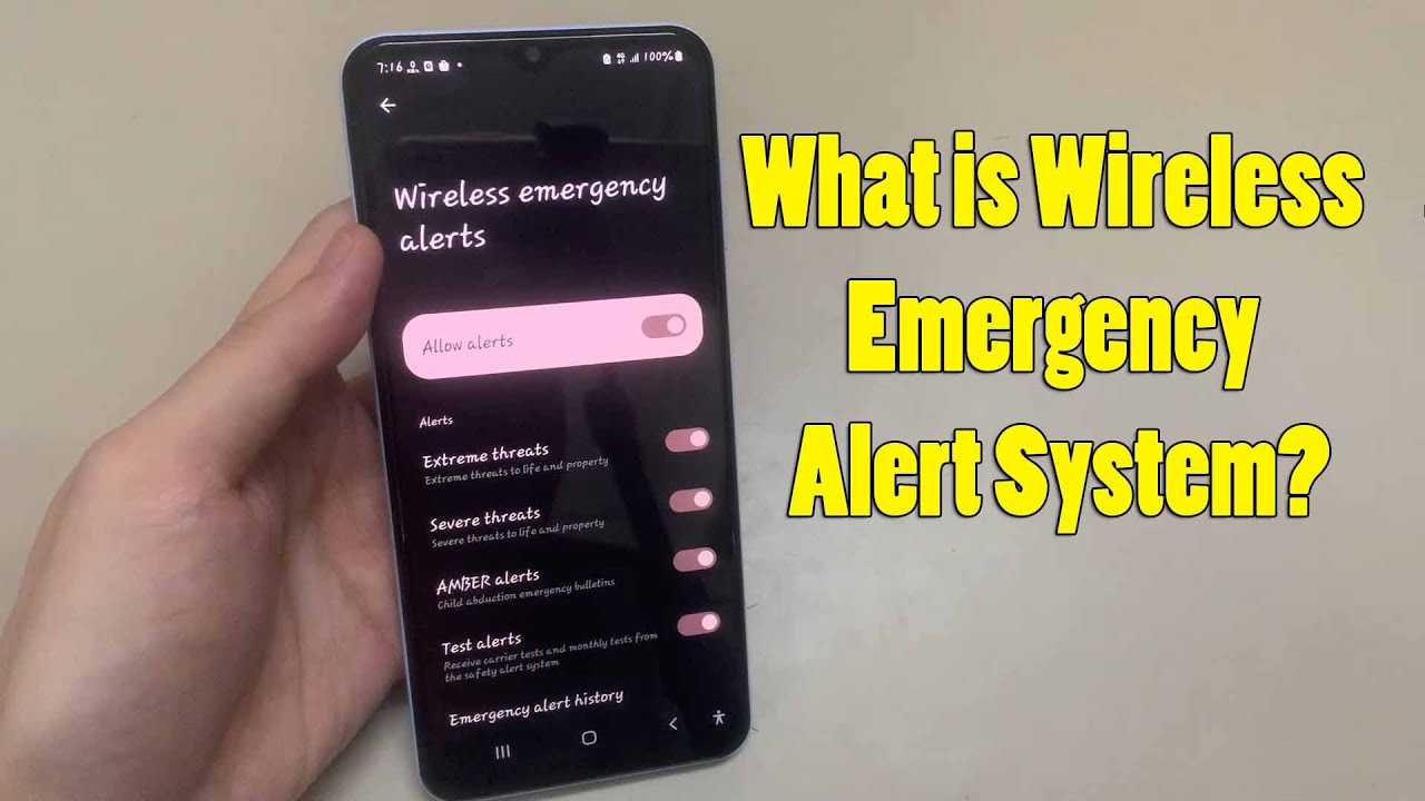 What is Wireless Emergency Alert System ⚠️ Samsung Wireless Alert ! how do they work?