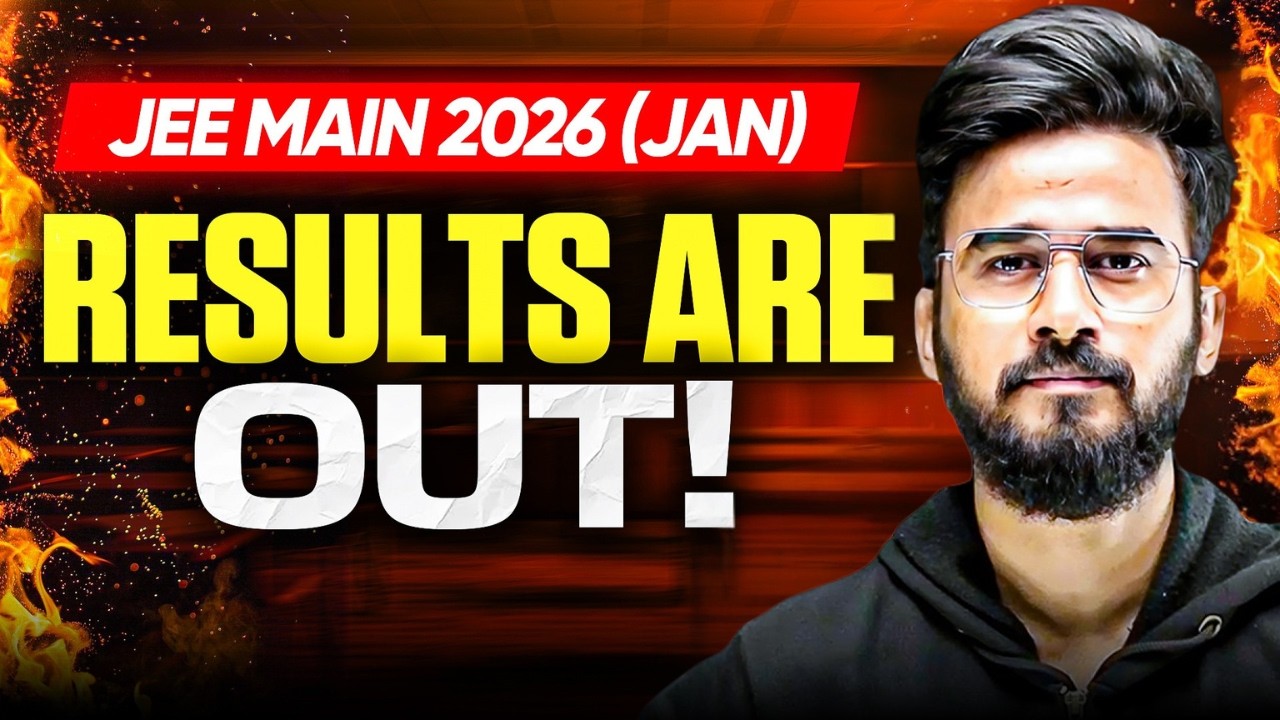 Results OUT 😱 JEE Main 2026 Jan attempt