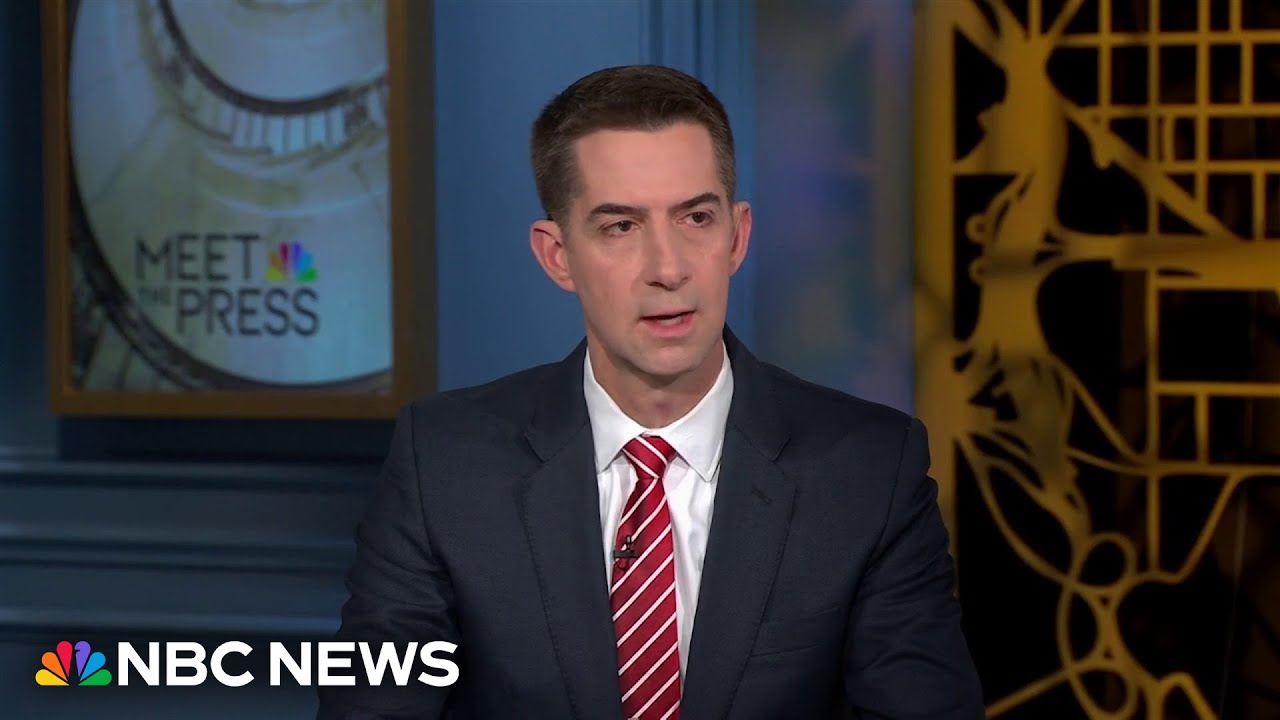 Tom Cotton says those on alleged drug boats &lsquo;all valid targets&rsquo; for strikes: Full interview