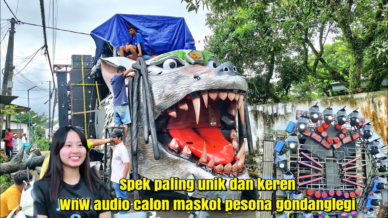 The sound seconds mean Blitar WnW audio is played, the beautiful princess is ready to be the masc...