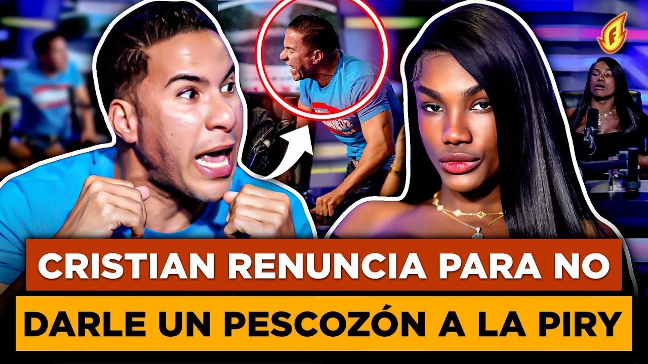 CRISTIAN ABANDONA FOGARATÉ PARA NO ROMPERLE LA BOCA A LA PIRY POR LLAMARLO LADRÓN 