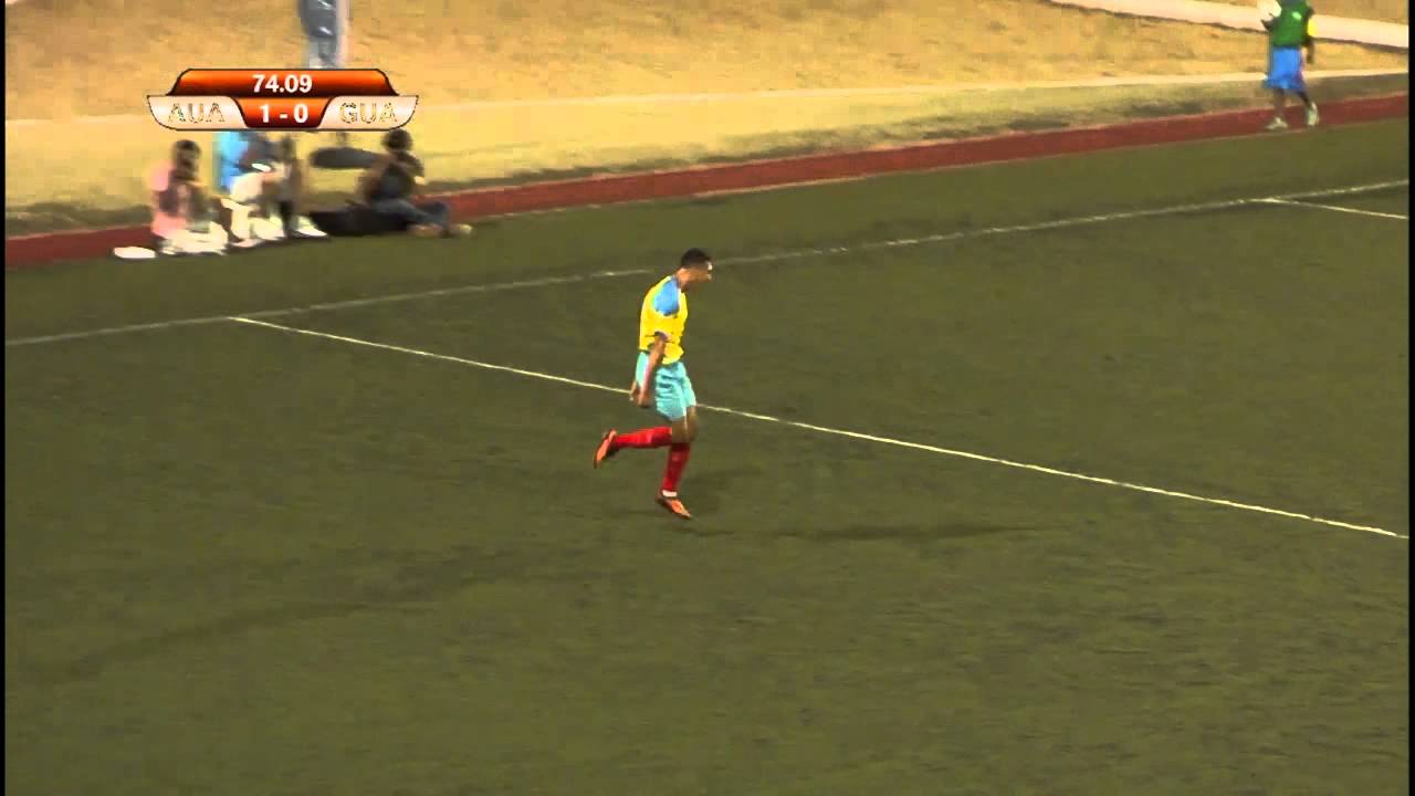 Annuar Kock scores to put Aruba up 2-0 on Guam