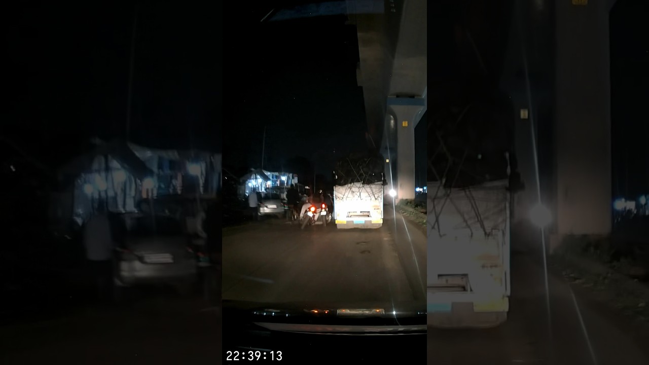 Nagpur Accident of Bike on Hingna Road | Dashcam
