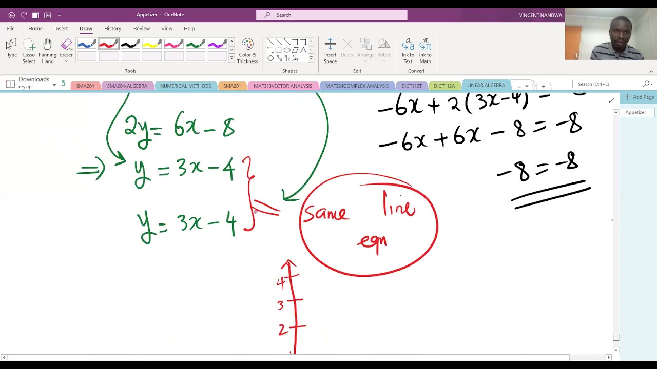 Lecture Three Linear Algebra