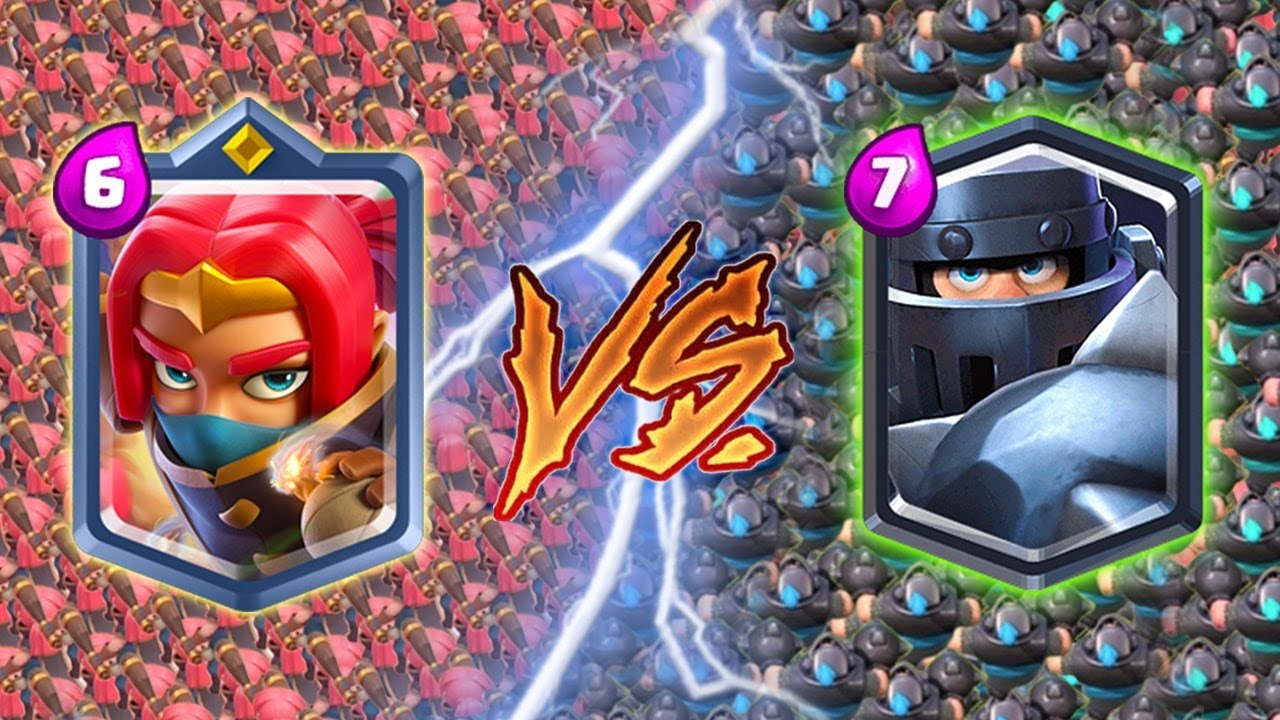 BOSS BANDIT VS MEGA KNIGHT - Clash Royale Challenge