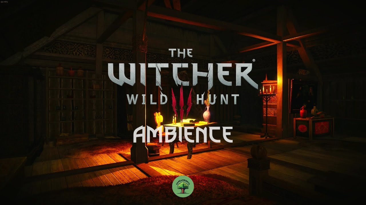 Crow's Perch Ambience | 1 Hour Witcher 3 Relaxing Music and Ambience | Sleep / Study / Relax
