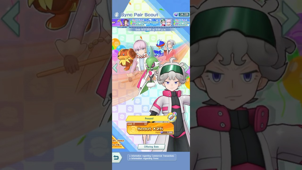 Scout Pok&eacute; Fair A | Pok&eacute;mon Masters EX #pokemonmasters #pokemon