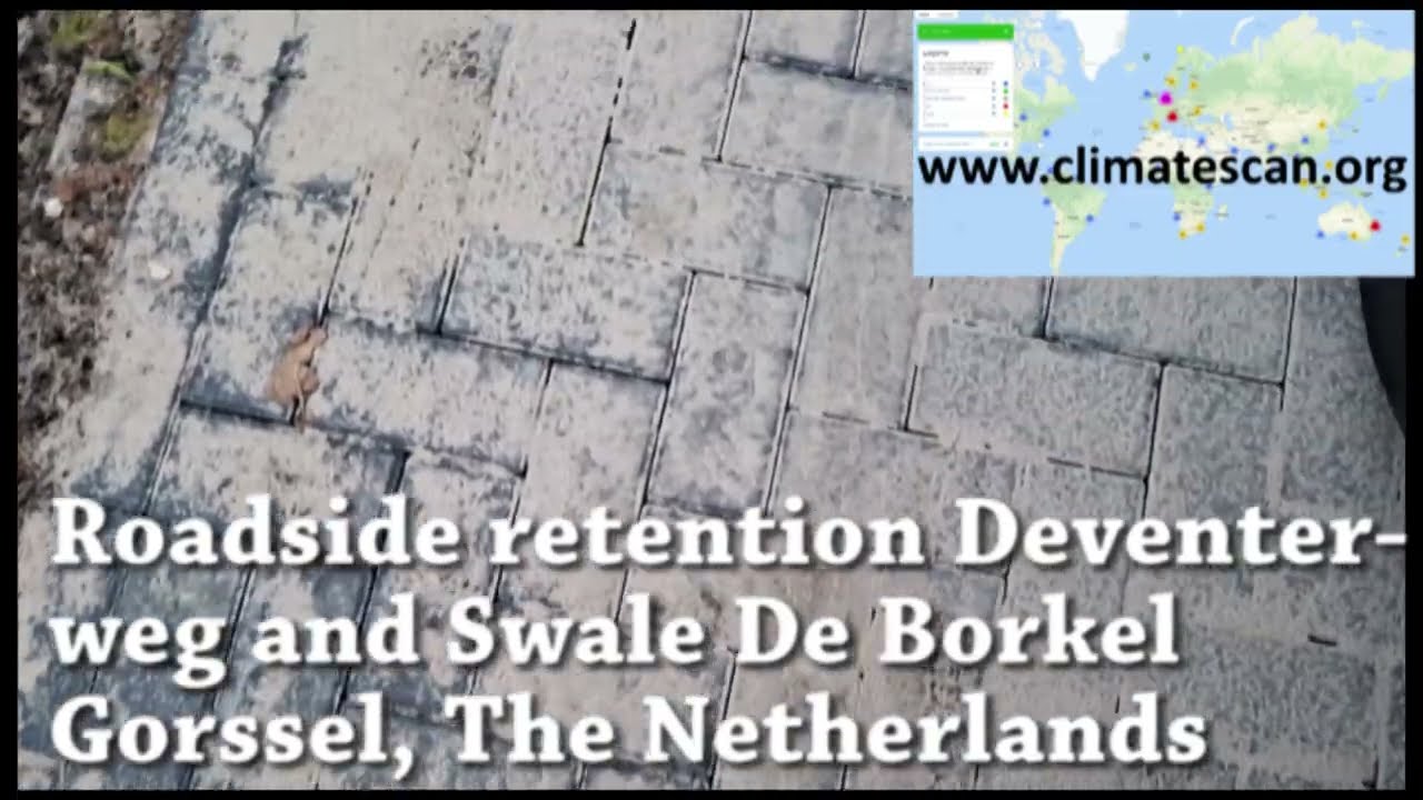 Roadside retention Deventerweg and Swale De Borkel Gorssel, The Netherlands