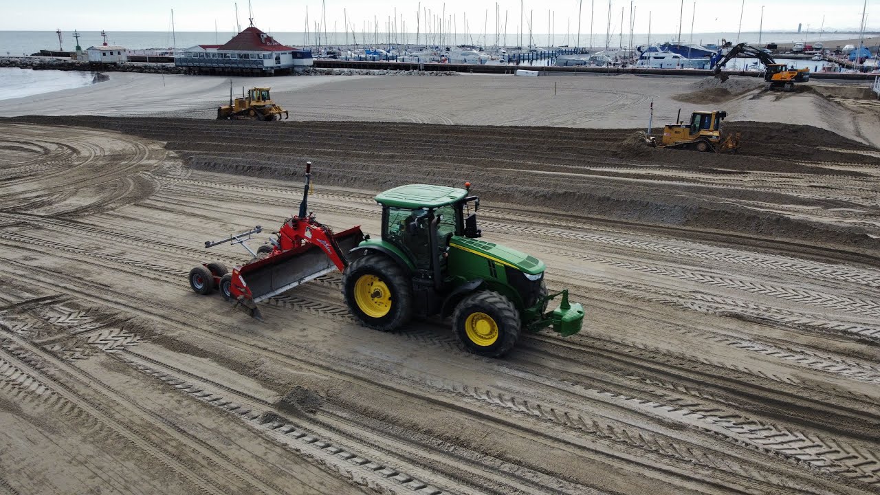 JohnDeere 7290R / Livella Rossetto / Cat D5M - D5N / Livellamento Spiagge