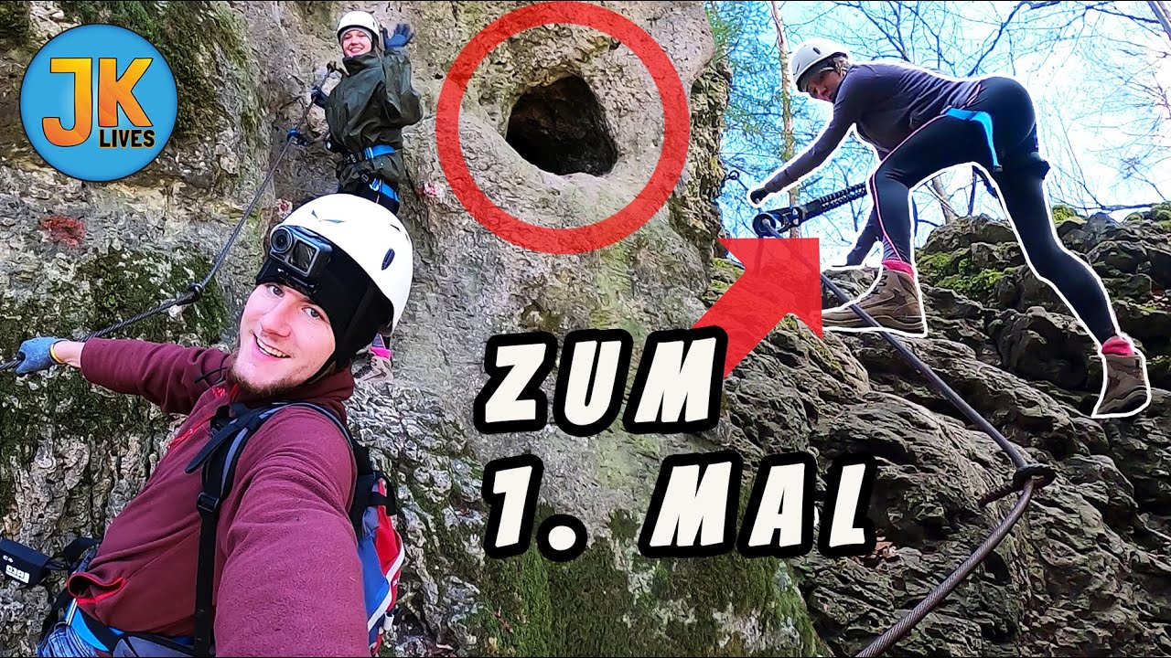 Norrissteig I Erster Klettersteig mit meiner Freundin I Fränkische Schweiz