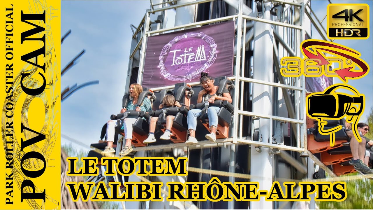 Le Totem - 360° - On Ride / POV CAM - Walibi Rhône Alpes