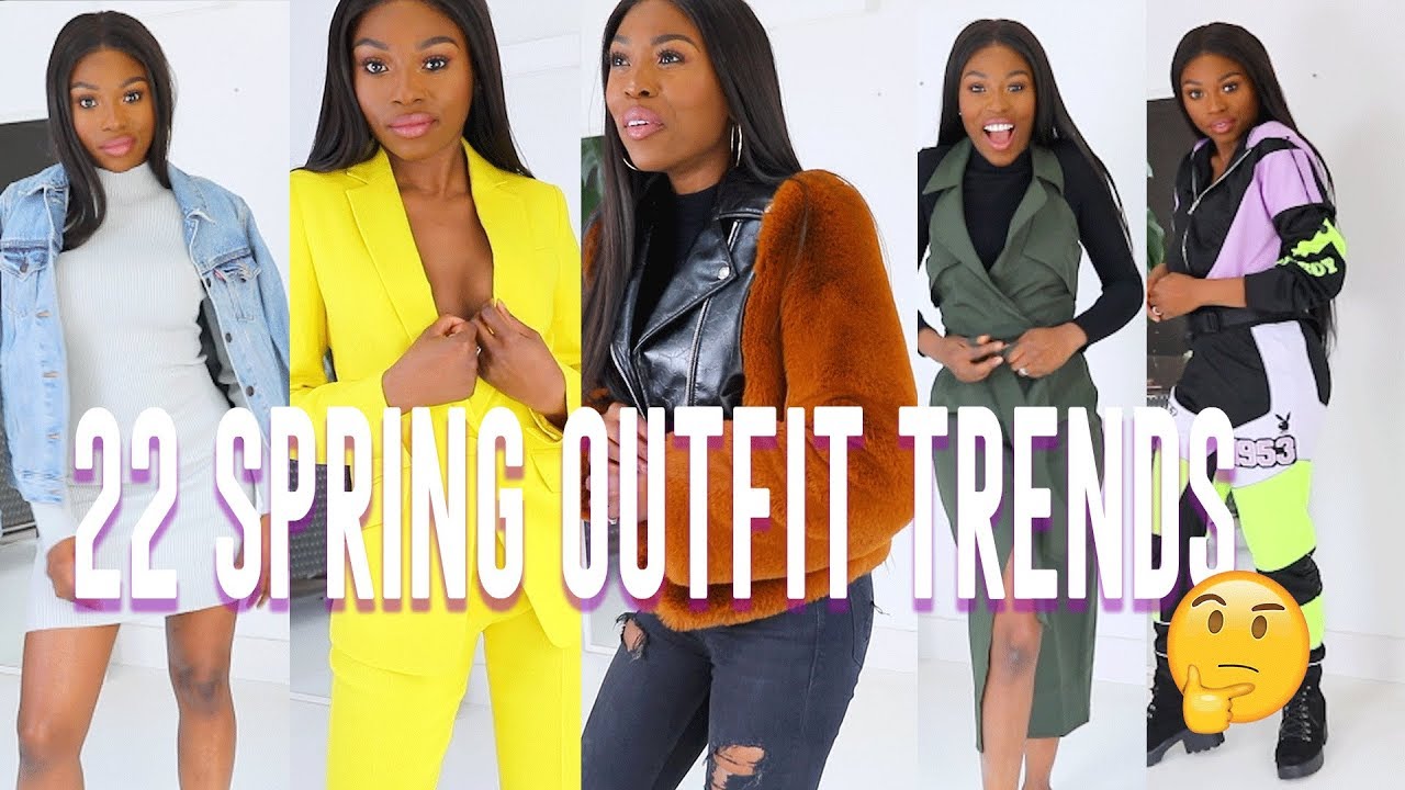 TRYING 22 SPRING OUTFITS TRENDS ARE WE TIRED OF THESE LOOKS YET?? ZARA, NEON, TRACKSUITS, FAUX FUR??