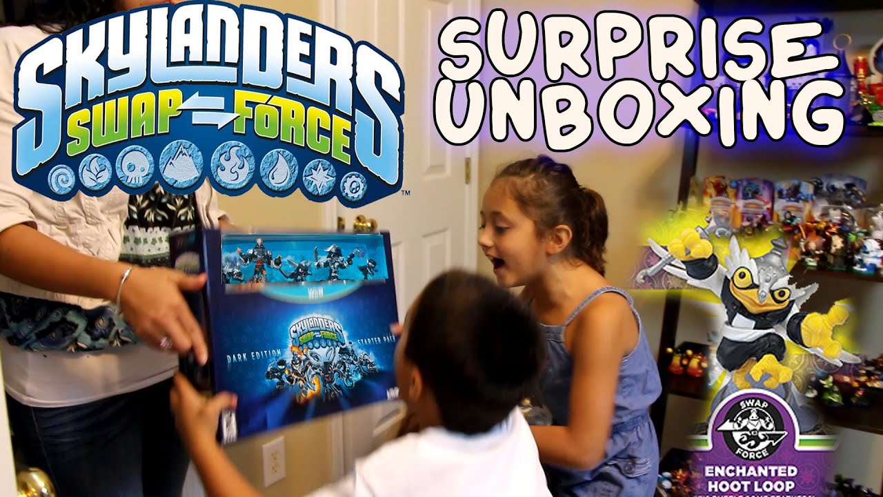 Skylanders Swap Force Surprise / Unboxing of Dark Starter Pack & Enchanted Hoot Loop pt.8