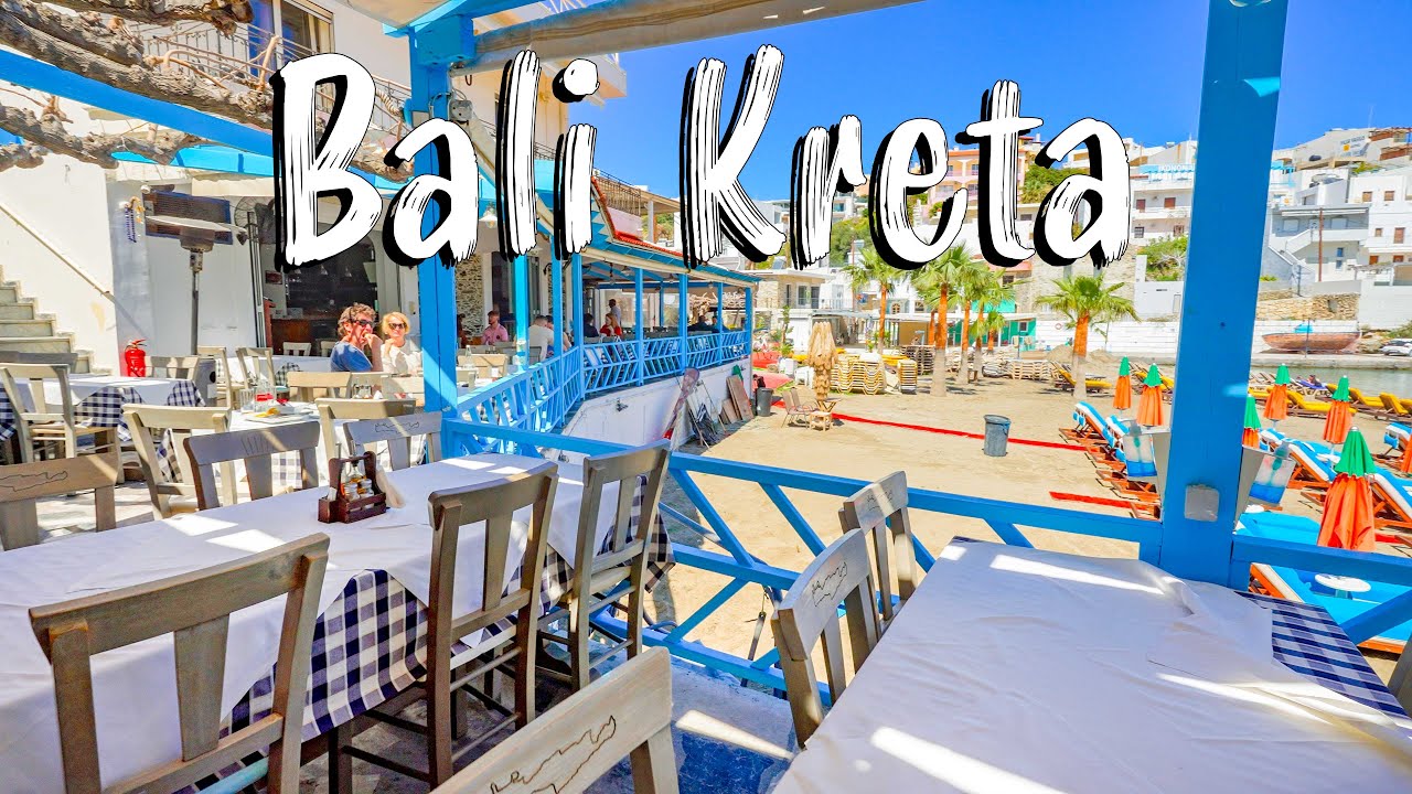 Bali Crete, walking through Bali, 4K, Greece travel guide 2025