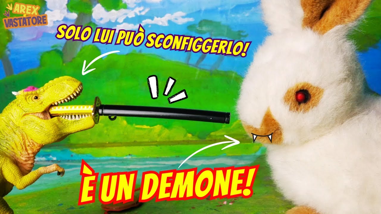 La Katana e il demone Coniglio 🦖🗡️🐰 Arex & Vastatore