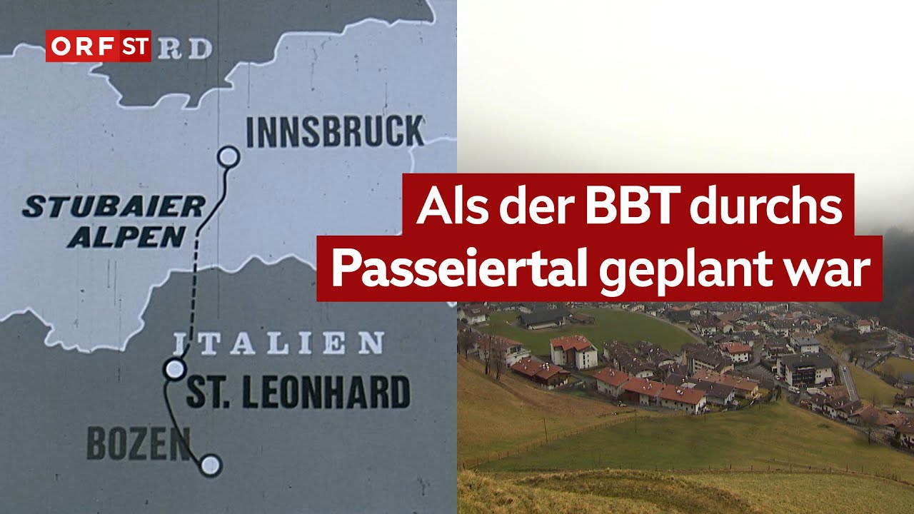 Rückblende: Erste Projektideen zum Brennerbasistunnel | Südtirol heute vom 18.02.2025