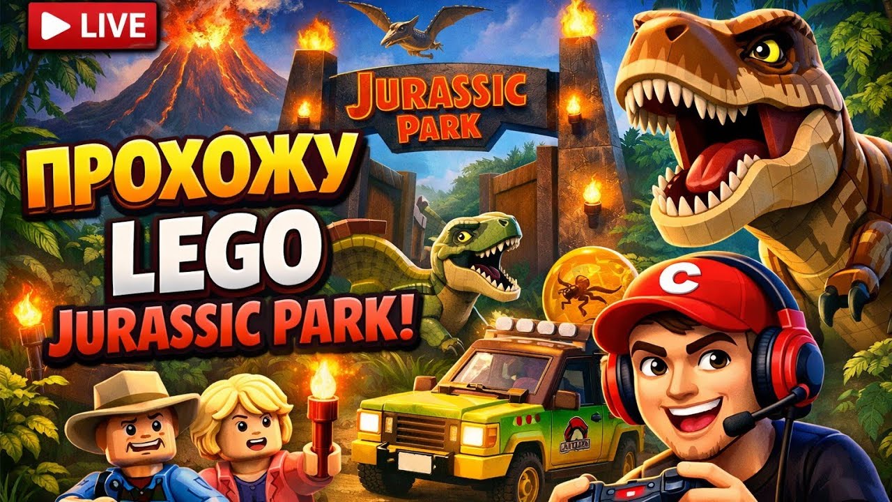 Lego jurassic world прохожу мисси