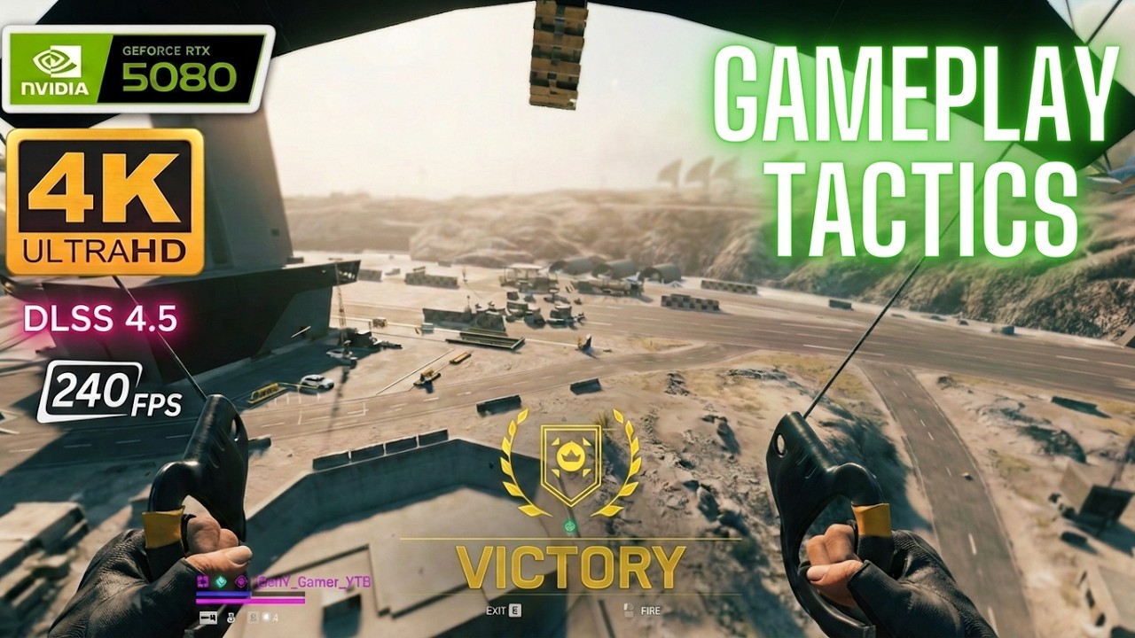 Battlefield 6 REDSEC&ndash;Battle Royale Solo Gameplay Win | No Commentary | 4K 240FPS DLSS 4.5 MSI AI