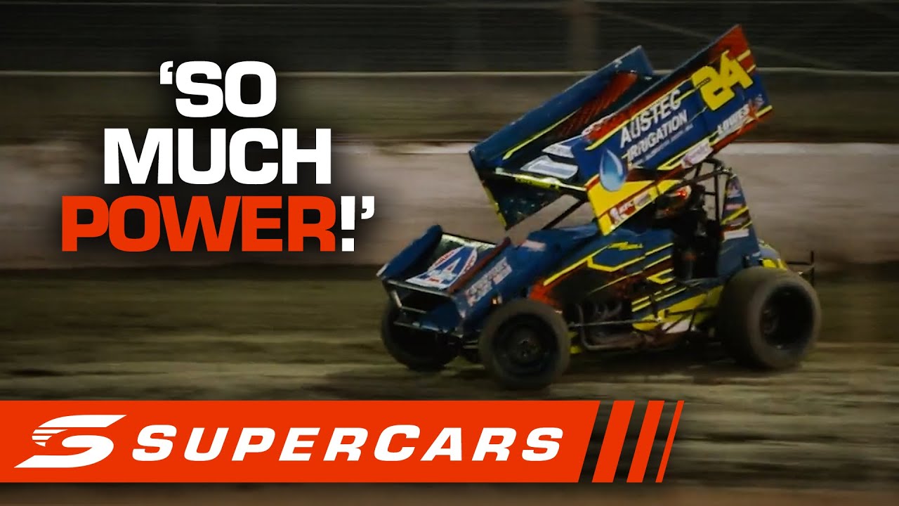 Cam Waters gives a 900HP Sprintcar a run | Supercars 2020