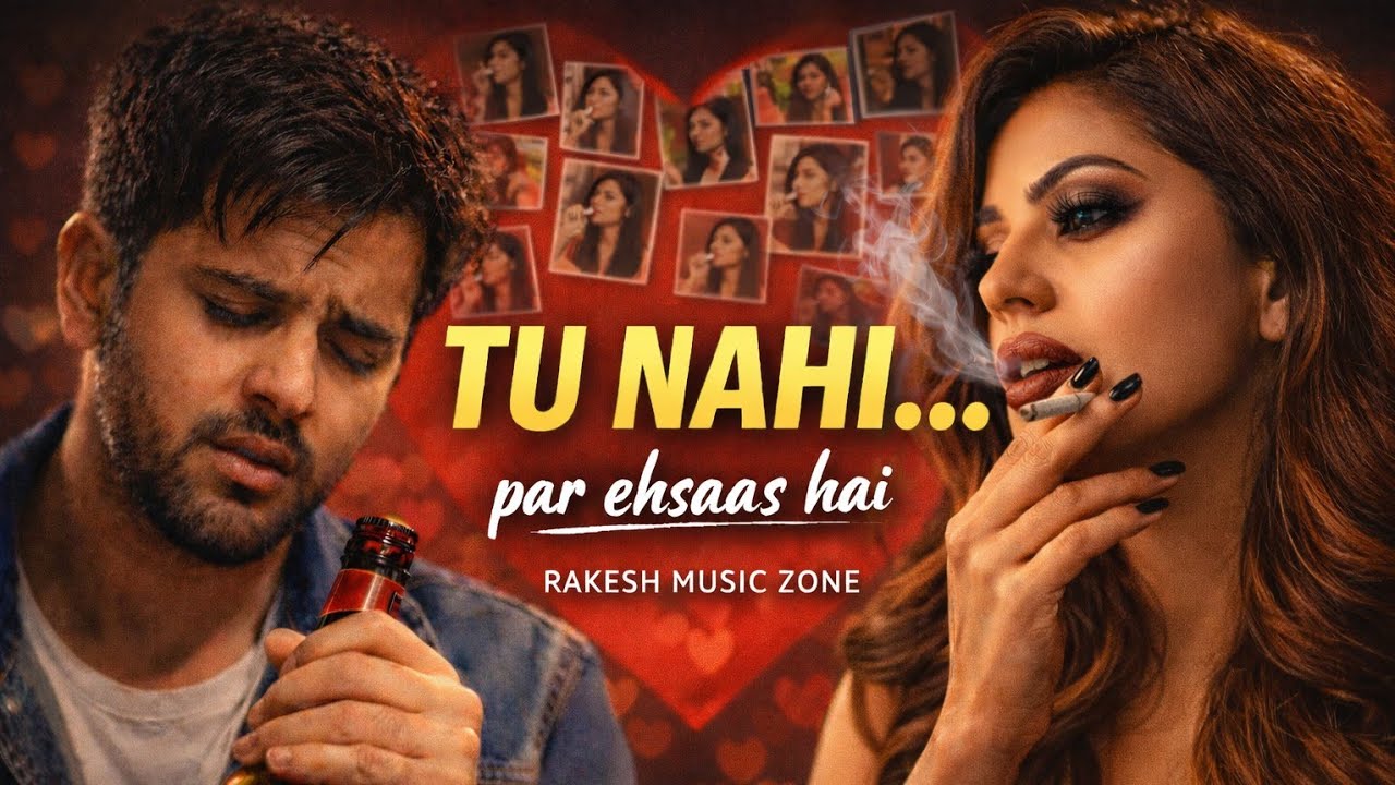 Tu Nahi Par Ehsaas Hai 💔 | Sad Love Song 2026 | Heartbreak Nasha Song | Rakesh Music Zone