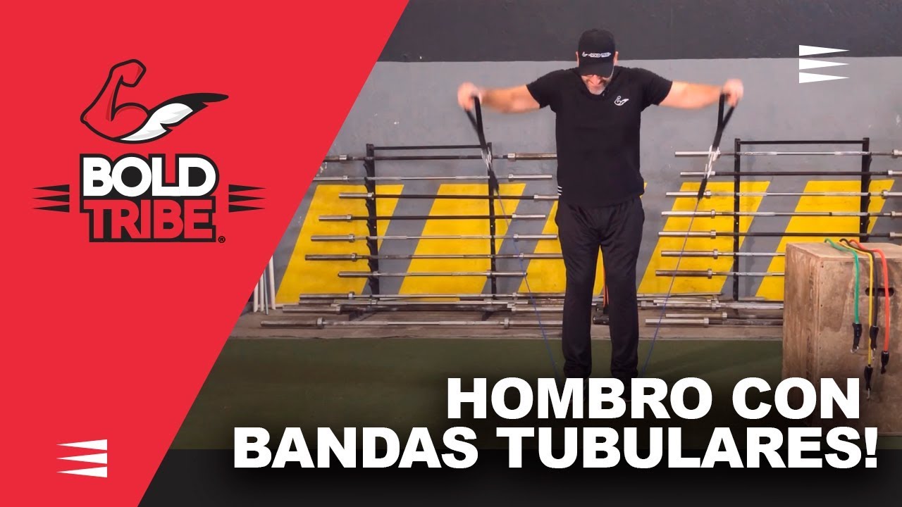 Rutina de 🔥HOMBRO🔥 Con BANDAS DE RESISTENICA Tubulares [Tribe Pack de Bold Tribe] ⚡