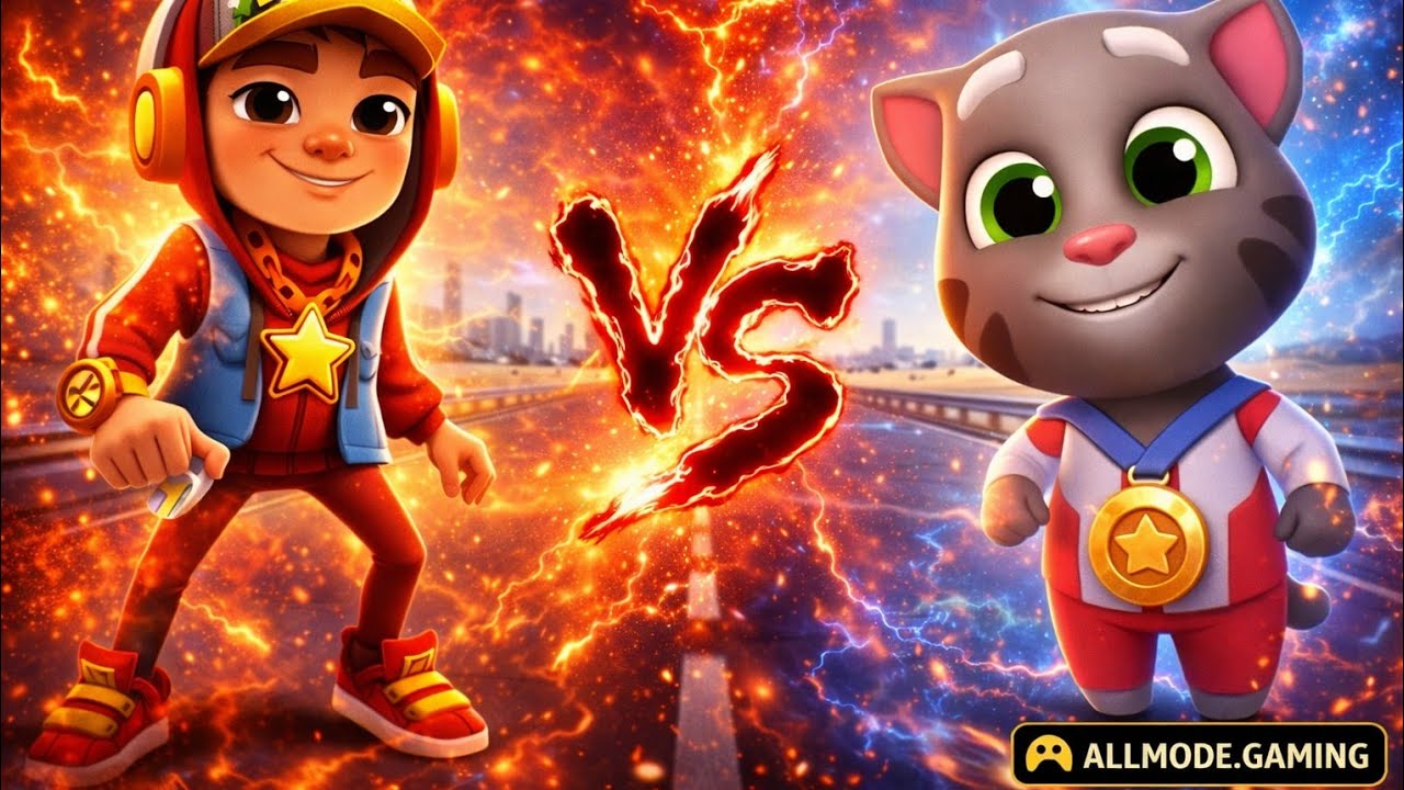 Subway Surfers vs Talking Tom Gold Run | Best Endless Runner Battle