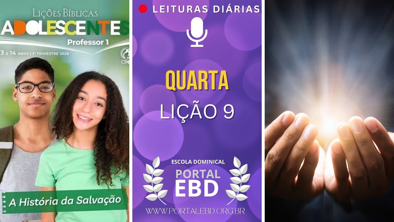 Adolescentes - Leitura Diária de Quarta | 2 Co 7.1 | 1º Trimestre de 2026 | Lição 9