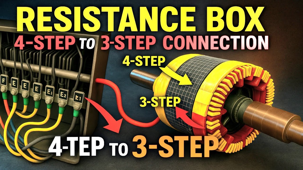4 Step Resistance Box Connection | 3 स्टेप रेजिस्टेंस बॉक्स कनेक्शन | How to Check Resistance Box
