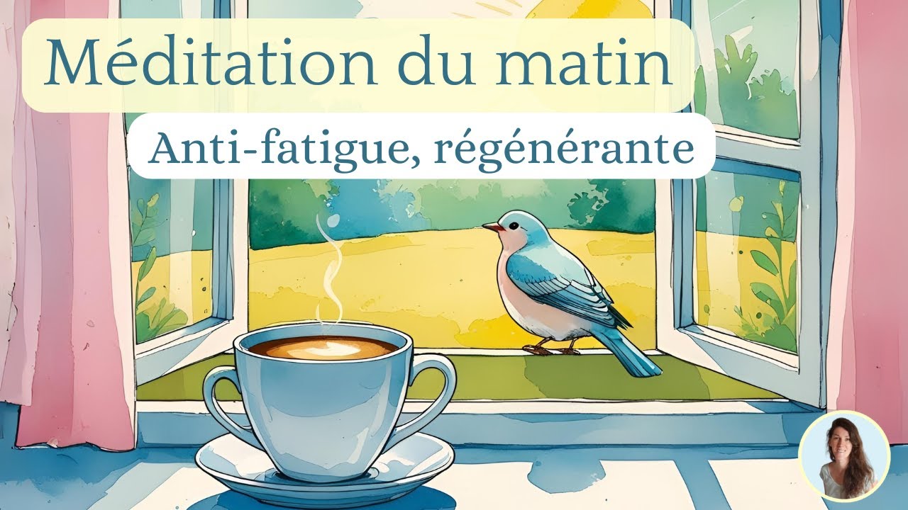 Méditation Guidée du Matin 10 min - Anti-Fatigue avec Affirmations Positives