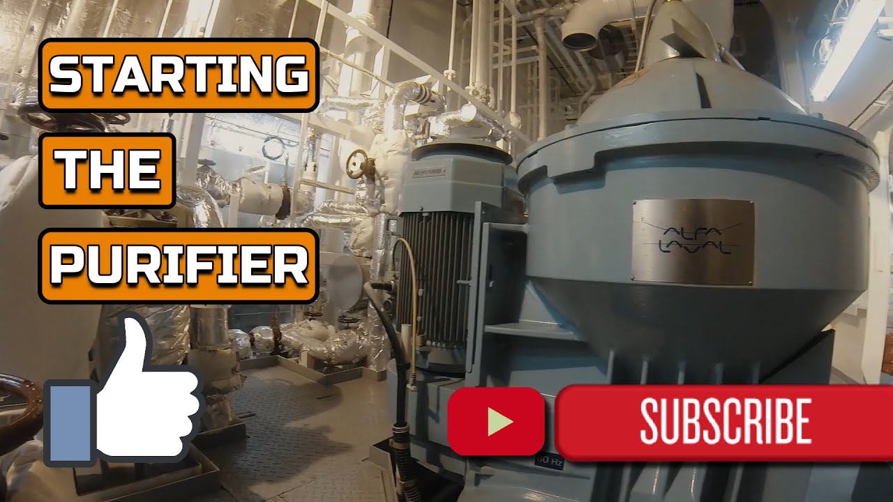 STARTING THE HEAVY FUEL OIL PURIFIER