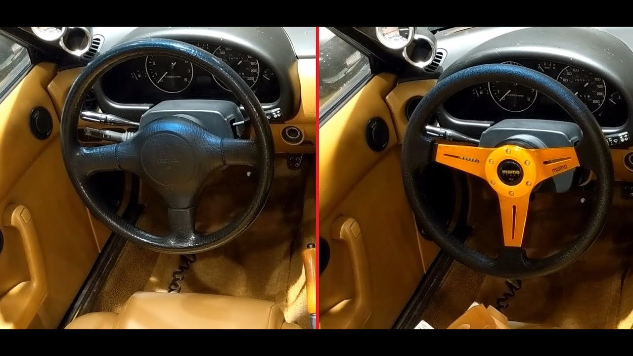 Miata MX5 Steering Wheel Replacement NA First Generation - No Airbag