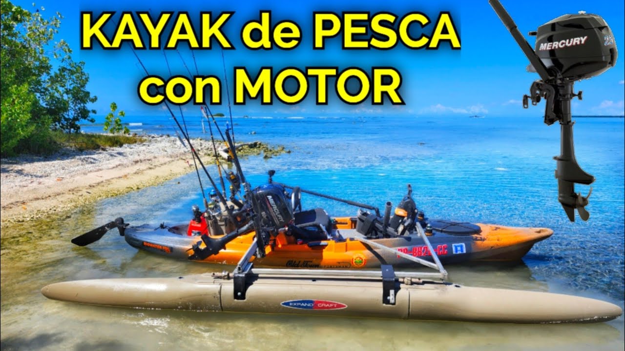 KAYAK de PESCA con MOTOR - [Asi lo Hice] - Pescando en Puerto Rico