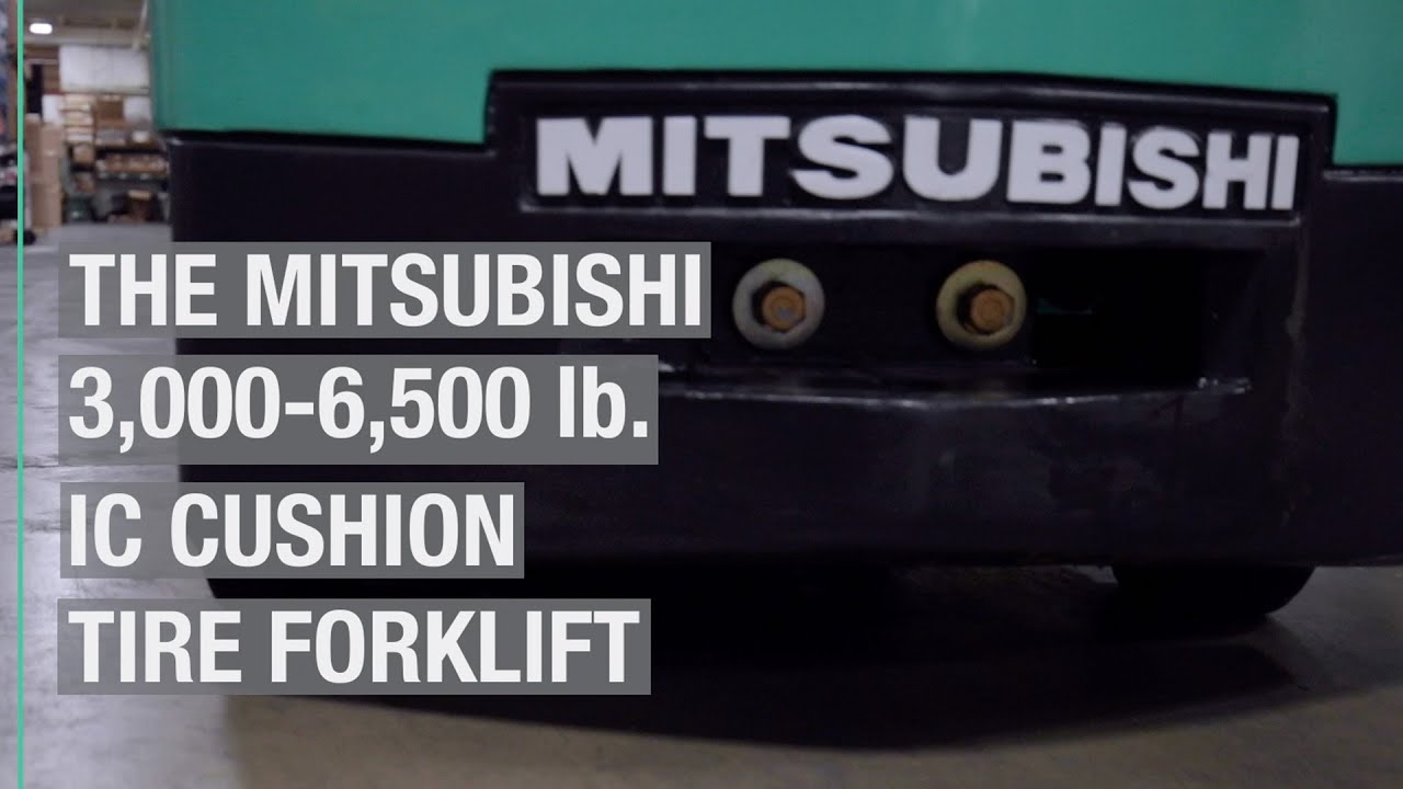 FGC15N-FGC33N IC Cushion Tire Forklift - Mitsubishi Forklift Trucks