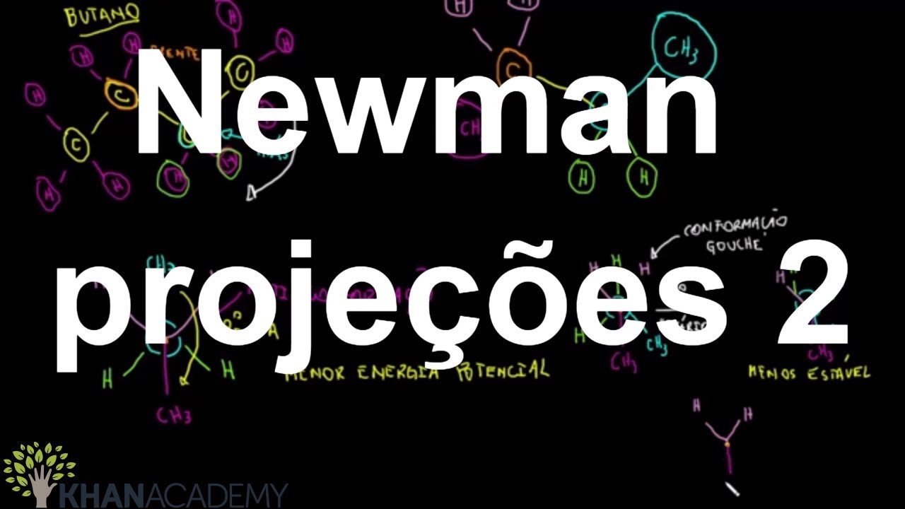 Newman projeções 2 | Alcanês, cicloalcanos e grupos funcionais | Química orgânica | Khan Academy