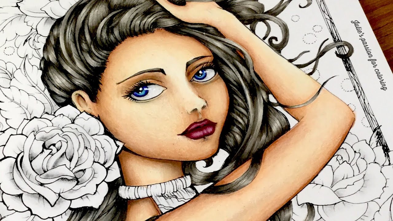 KINDNESS by Grazia Salvo - prismacolor pencils - PART 1 color along