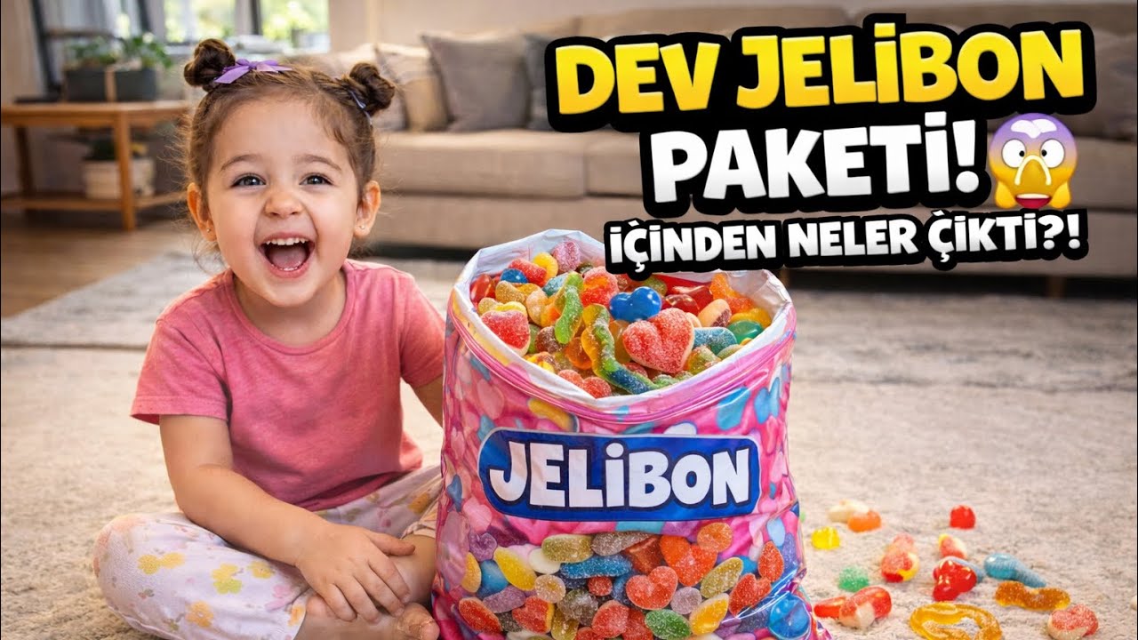 DEV JELİBON PAKETİ AÇIYORUZ 🎁🙆🏼‍♀️😱