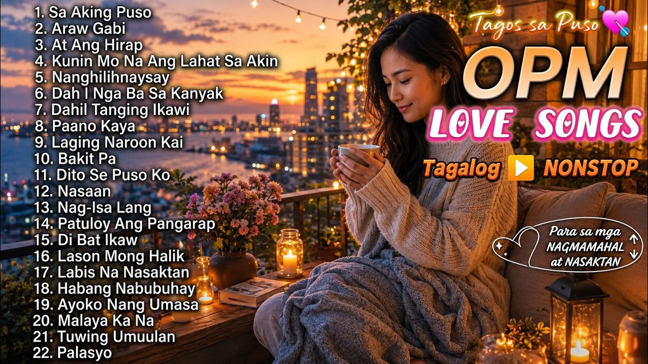 Best OPM Love Songs 🎧🎶 Tagos sa Puso💘 Tagalog Nonstop Love Songs Para sa mga Nagmamahal at Nasaktan