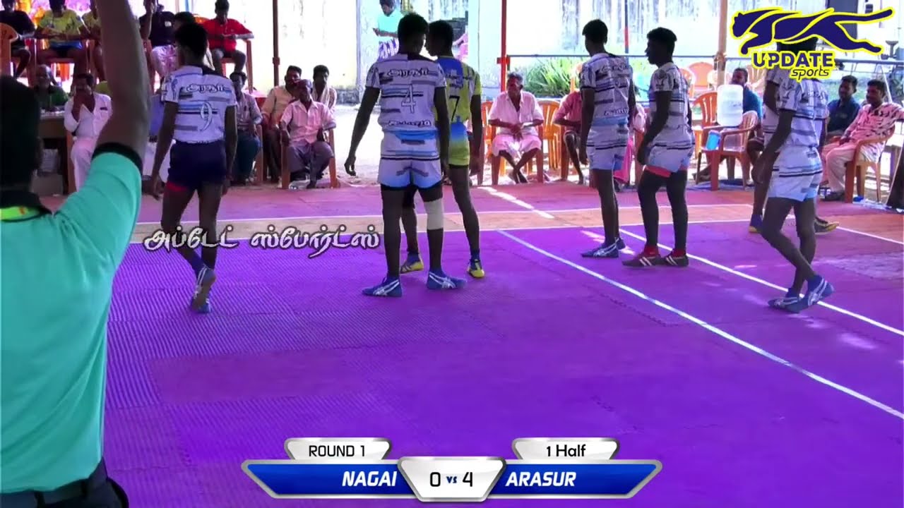 ROUND-2| ARASUR vs  NAGAI #nadiyam Mens   Kabaddi Tournament