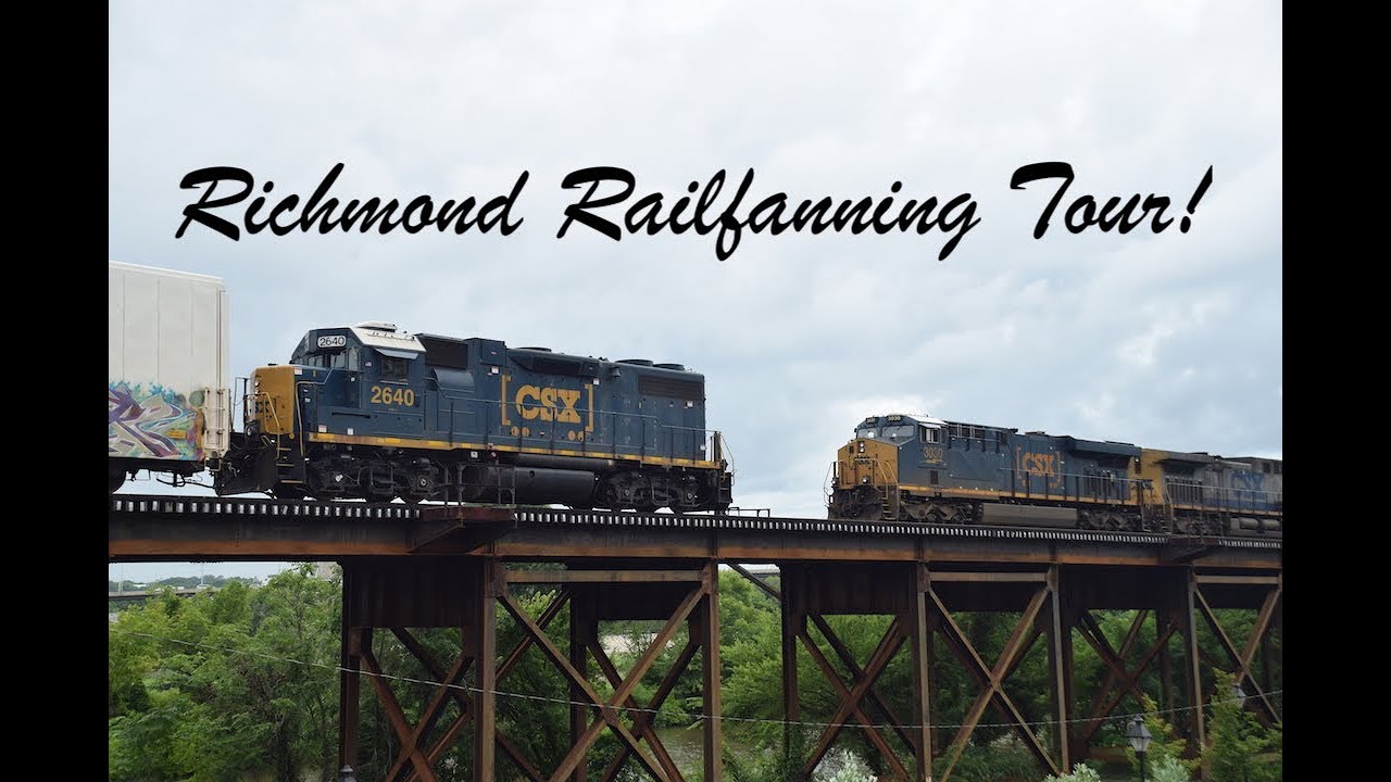Railfanning Tour of Richmond, Va!
