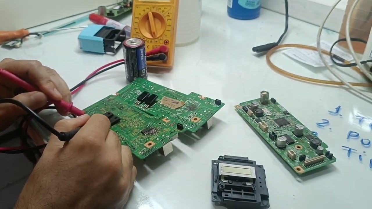 31 - Placa impressora Epson queimada: testes, o porquê e como recuperar.
