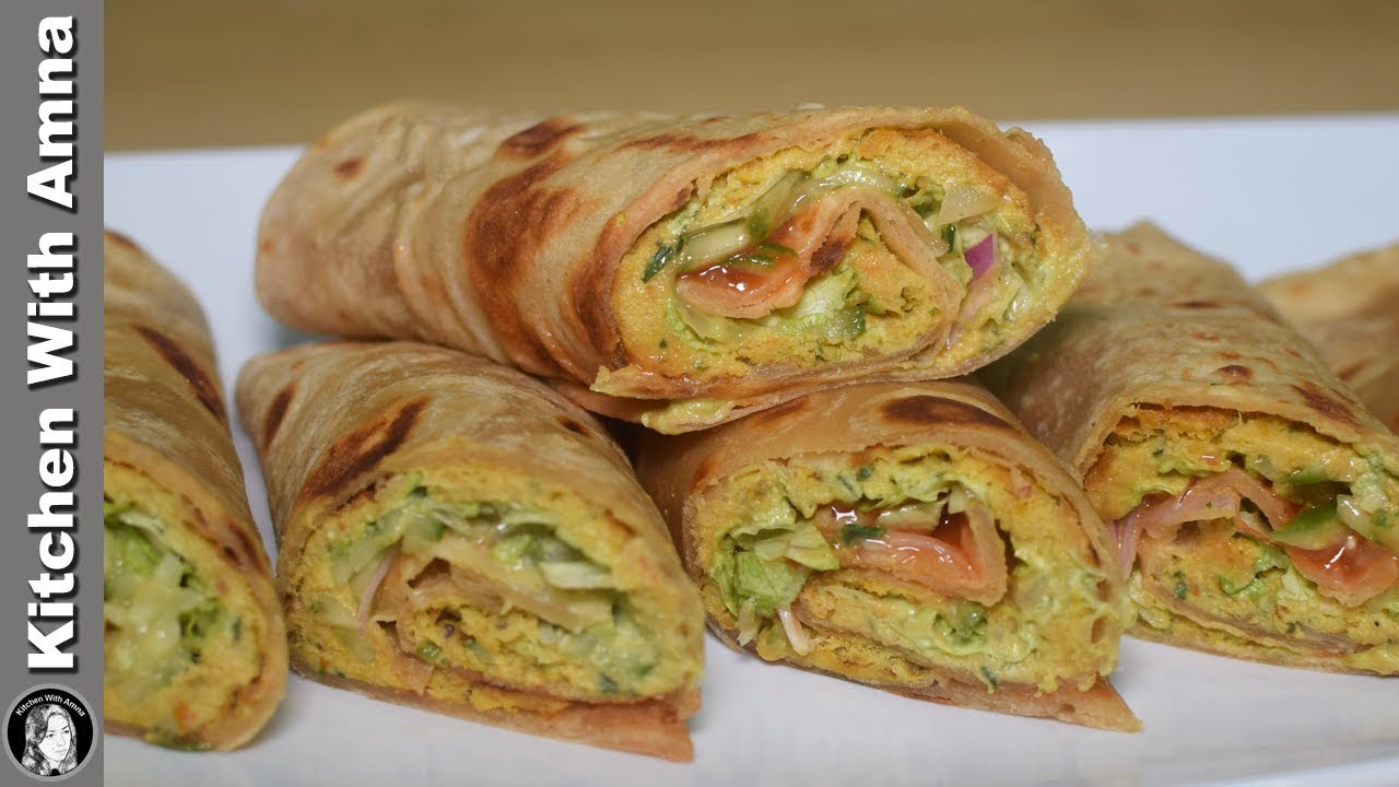 Special Shami Kabab Roll Recipe for Kids Lunch Box by Kitchen With Amna