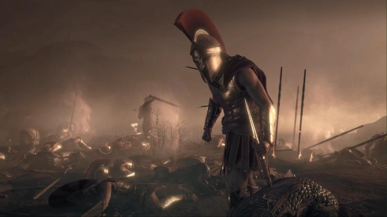 Assassin's Creed Odyssey Battle Of Thermopylae Cutscene