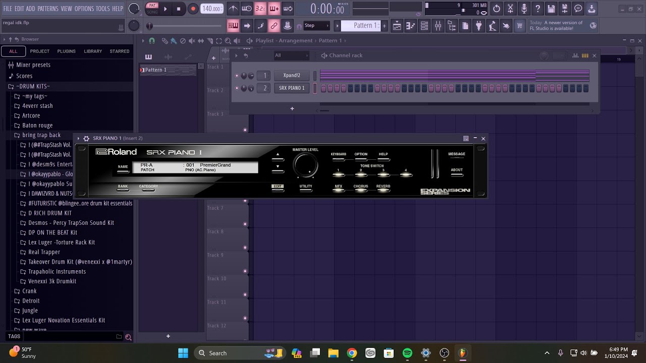 Making Regalia beats/loops Live
