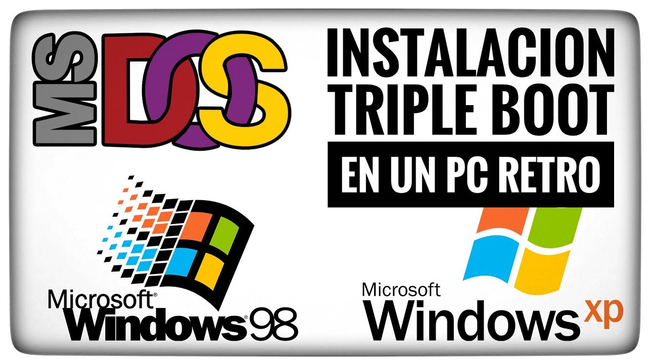 Cómo hacer una instalación triple boot: DOS, Windows 98 y Windows XP, paso a paso.